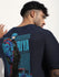 Mens Half Sleeve Drop Shoulder Printed Oversized Fit T-Shirts