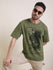 Mens Half Sleeve Round Neck Printed Oversized Fit Tshirts