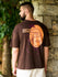 Mens Half Sleeve Drop Shoulder Printed Oversized Fit T-Shirts