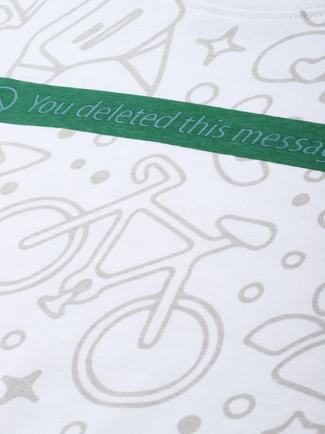 Womens Half Sleeve Round Neck All-Over Printed Boxy Fit Tshirts