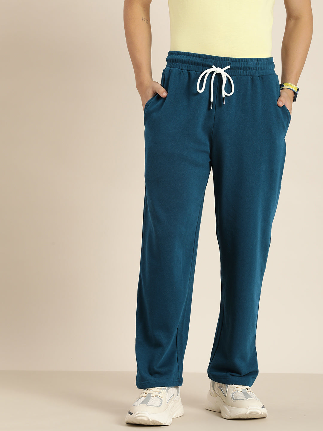 Men Lightweight Relaxed Fit Baggy Korean Pant