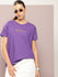 Womens Half Sleeve Round Neck Printed Boxy Fit Tshirts