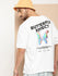 Mens Half Sleeve Round Neck Back Printed Oversized Fit Tshirts
