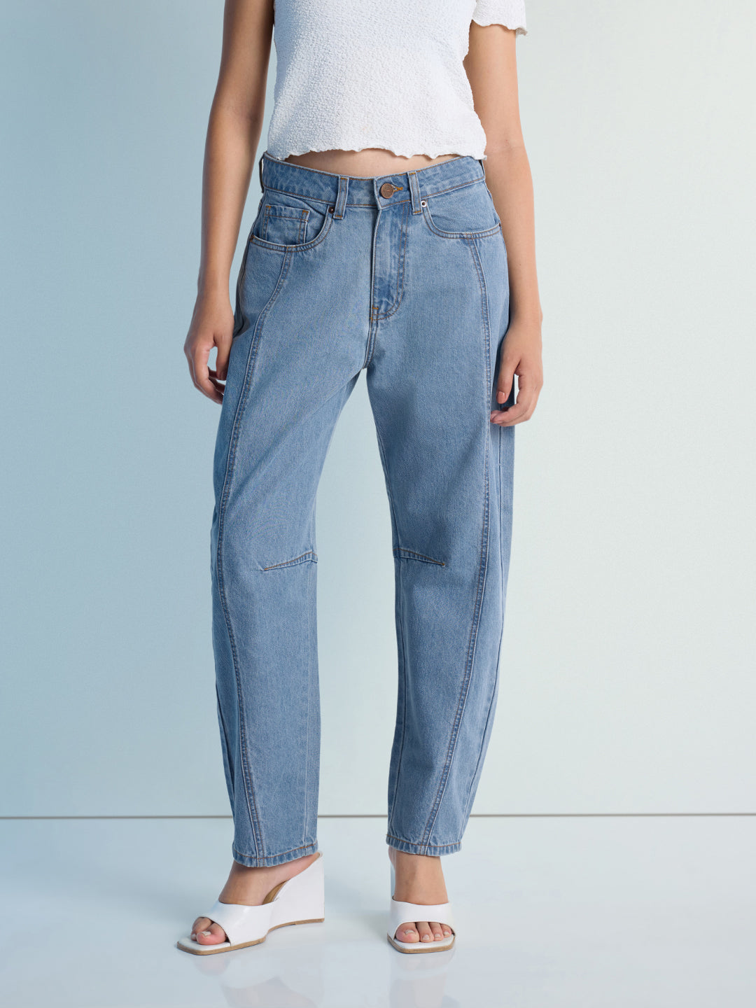 Womens Boot Cut Strech Denim Jeans Pant