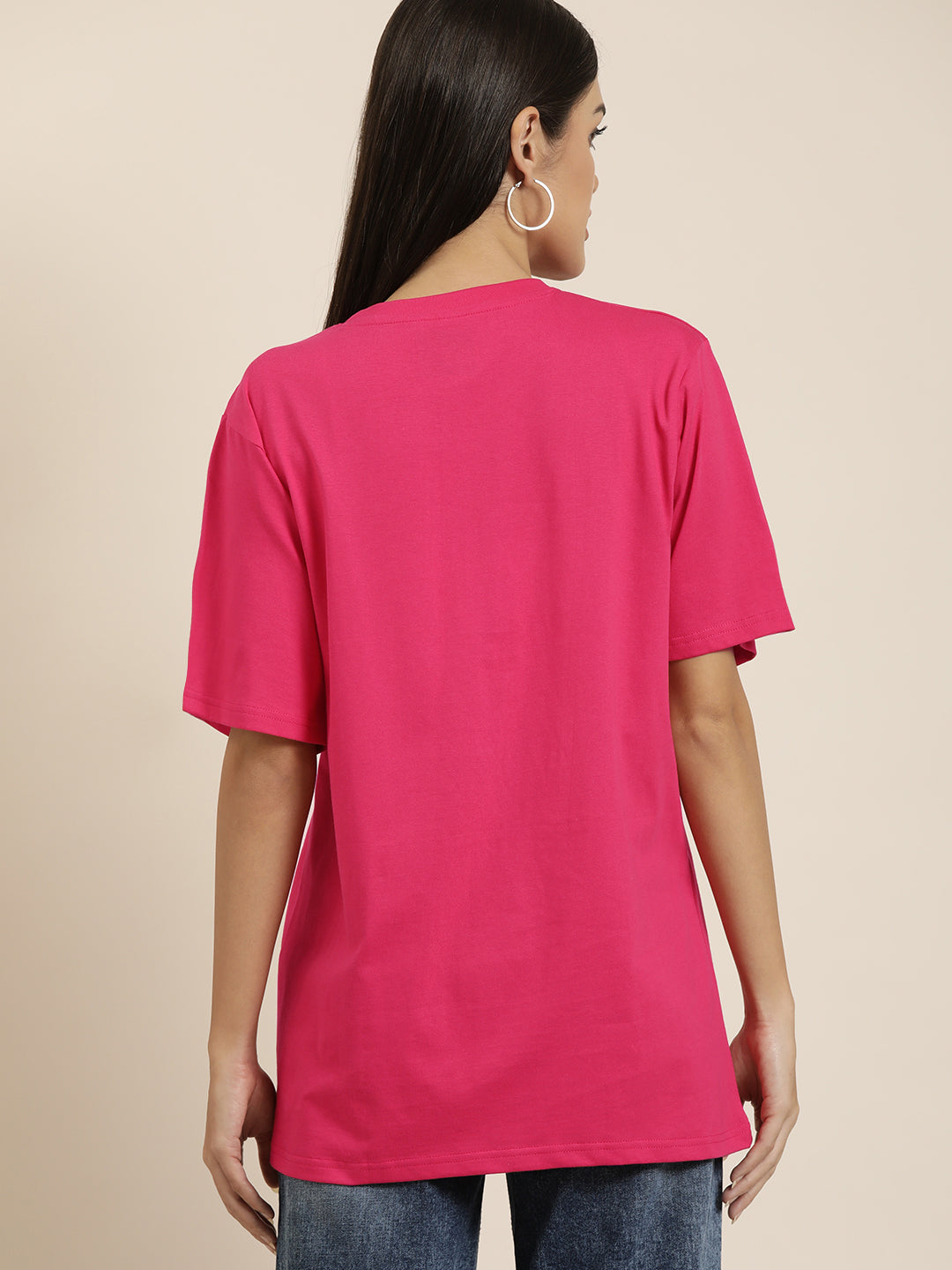 Womens Half Sleeve Oversized Fit Polo T-Shirts