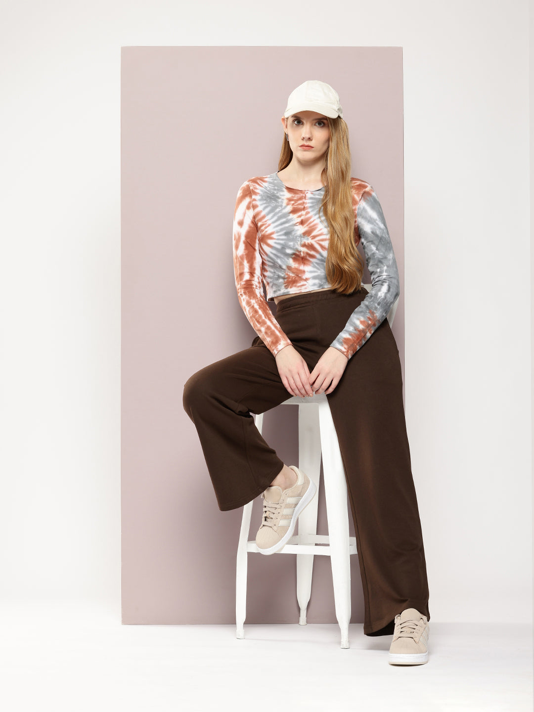 Women Ultra Soft Drapey Cotton Extra Baggy Korean Pant